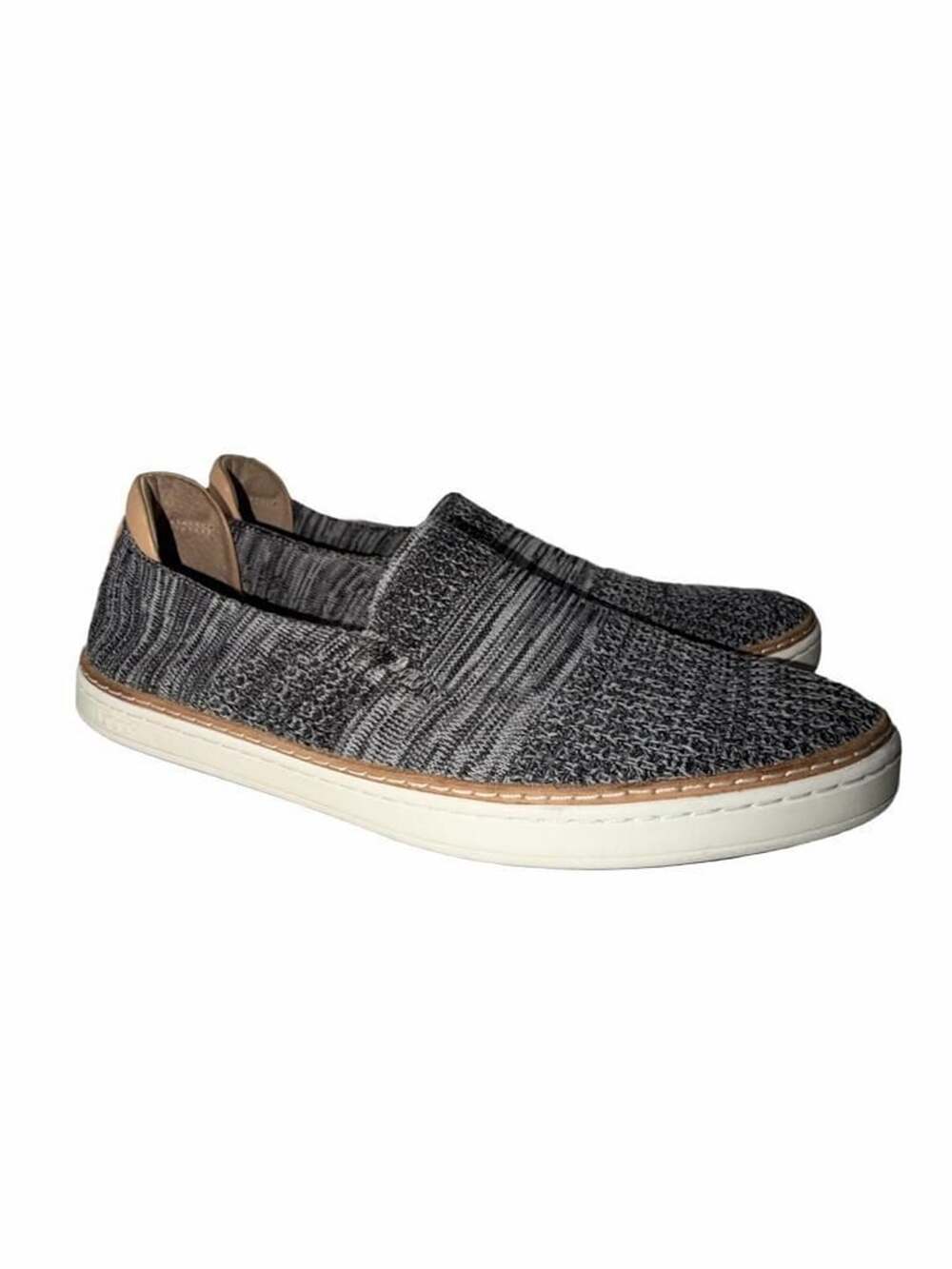 UGG Sammy Gray Heather Knit Slip-On Sneakers Women’s Sz 9.5